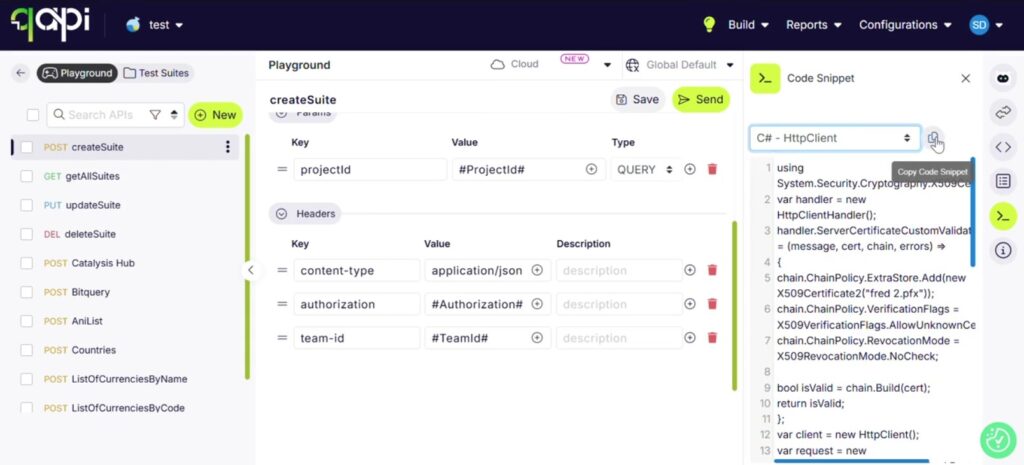 C# HttpClient Code Snippets