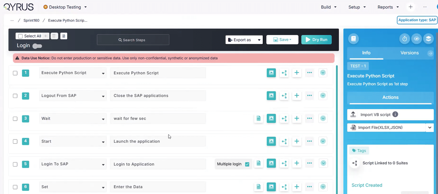 Desktop-Execute Python Scripts in Desktop