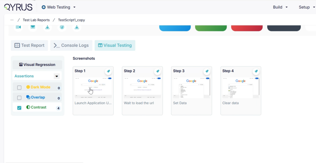 Web-Upgraded Visual Testing v2 Architecture